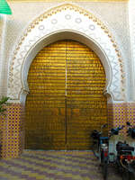 mouassine mosque gate Marrakech, Interior, Morocco, Africa