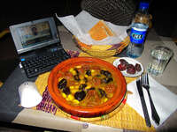 view--fruit tagine in hotel amlal Ouarzazate, Interior, Morocco, Africa