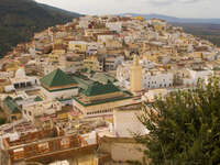 view--moulay idriss town Meknes, Moulay Idriss, Imperial City, Morocco, Africa