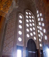 view--hassan ii mosque window Casablanca, Marrakesh, Imperial City, Morocco, Africa