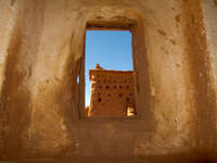 view--kasbah hole Ouarzazate, Interior, Morocco, Africa