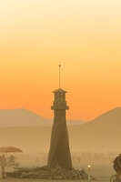 desert lighthouse Black Rock City, Neveda, USA, North America