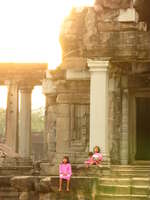 angkor kids Phnom Penh, Siem Reap, South East Asia, Cambodia, Asia