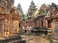 banteay srei Siem Reap, South East Asia, Cambodia, Asia