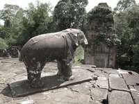 bakong elephant Phnom Penh, Siem Reap, South East Asia, Cambodia, Asia