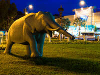 elephant statue Phnom Penh, South East Asia, Vietnam, Asia