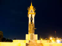 revolution mounment Phnom Penh, South East Asia, Vietnam, Asia