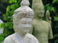 small buddha statue in royal palace Phnom Penh, South East Asia, Vietnam, Asia