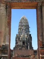 wihan luang the grand hall Ayutthaya, Central Thailand, Thailand, Asia