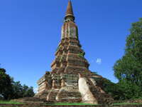 stupa of wat borommaphuttharam Ayutthaya, Central Thailand, Thailand, Asia