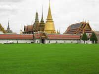 grand palace courtyard Bangkok, South East Asia, Thailand, Asia
