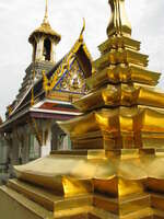 gold tower Bangkok, South East Asia, Thailand, Asia