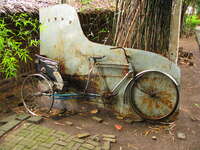 memorial bike Kanchanaburi, South East Asia, Thailand, Asia