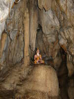 little hermit statue Kanchanaburi, South East Asia, Thailand, Asia