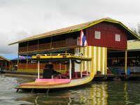 kwai floating house Kanchanaburi, South East Asia, Thailand, Asia