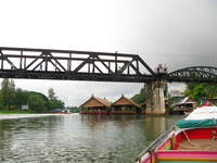 kwai river bridge Kanchanaburi, South East Asia, Thailand, Asia