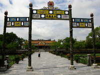forbidden gate Hue, South East Asia, Vietnam, Asia
