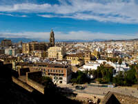 view--cathedral of malaga Malaga, Andalucia, Spain, Europe