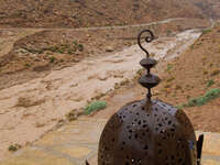 view--flash flood Boumalne, Tinghir, Dades Valley, Todra Gorge, Morocco, Africa