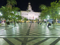 view--cadiz town hall Gibraltar, Algeciras, Cadiz, Andalucia, Spain, Europe
