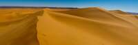 view--ridge of sand dune Merzouga, Sahara, Morocco, Africa
