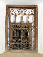 iron window of marraech Marrakech, Interior, Morocco, Africa