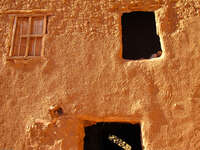 mug windows in ait ben haddou Ouarzazate, Interior, Morocco, Africa