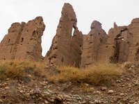 mud castle Ait Arbi, Dades Valley, Morocco, Africa