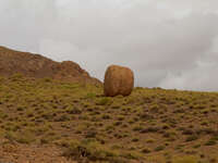 lone rock in dades valley Ait Arbi, Dades Valley, Morocco, Africa
