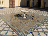 batha museum foundtain Fez, Tangier, Imperial Cities, Morocco, Africa