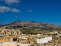 fez hillside Fez, Imperial City, Morocco, Africa