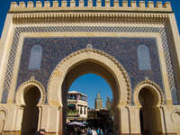 bab entrance Fez, Imperial City, Morocco, Africa