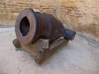 mini cannon near summer time palace Marrakech, Imperial City, Morocco, Africa