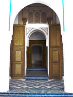 palais baha gate Marrakech, Imperial City, Morocco, Africa
