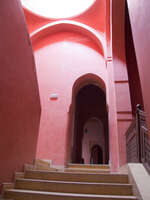 staircase to opera house Ouarzazate, Interior, Morocco, Africa