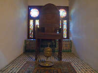 museum dar jamai throne Meknes, Imperial City, Morocco, Africa