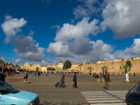 place el hdeim Meknes, Imperial City, Morocco, Africa
