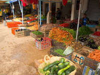 vegetable market Meknes, Moulay Idriss, Imperial City, Morocco, Africa