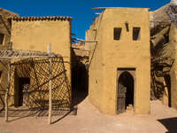 hebrew huts Ouarzazate, Interior, Morocco, Africa
