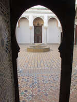 museum courtyard Tangier, Mediterranean, Morocco, Africa
