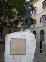 war hero Gibraltar, Algeciras, Cadiz, Andalucia, Spain, Europe