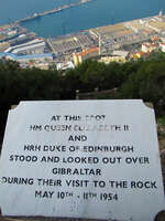 queen elizabeth had been here Gibraltar, Algeciras, Cadiz, Andalucia, Spain, Europe