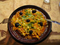 berber omelet in vieux chateau Boumalne, Dades Valley, Morocco, Africa