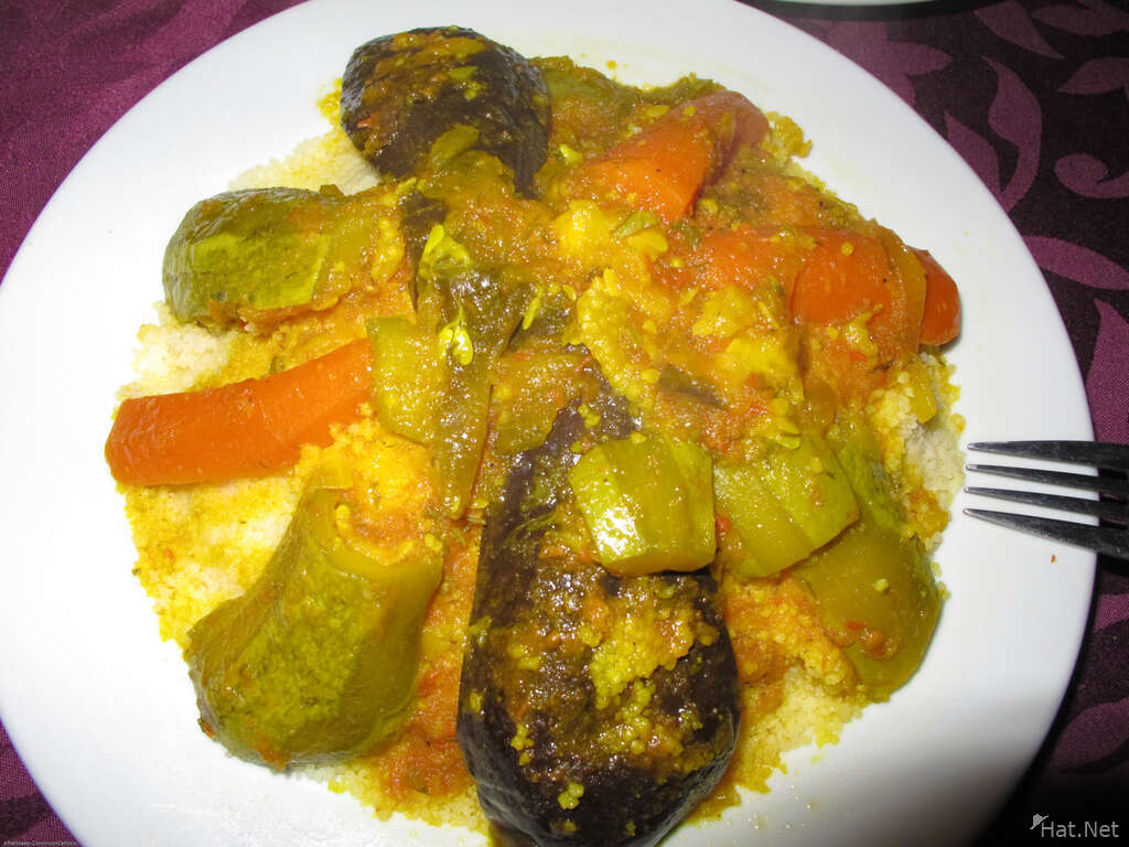vegetarian couscous in imlil