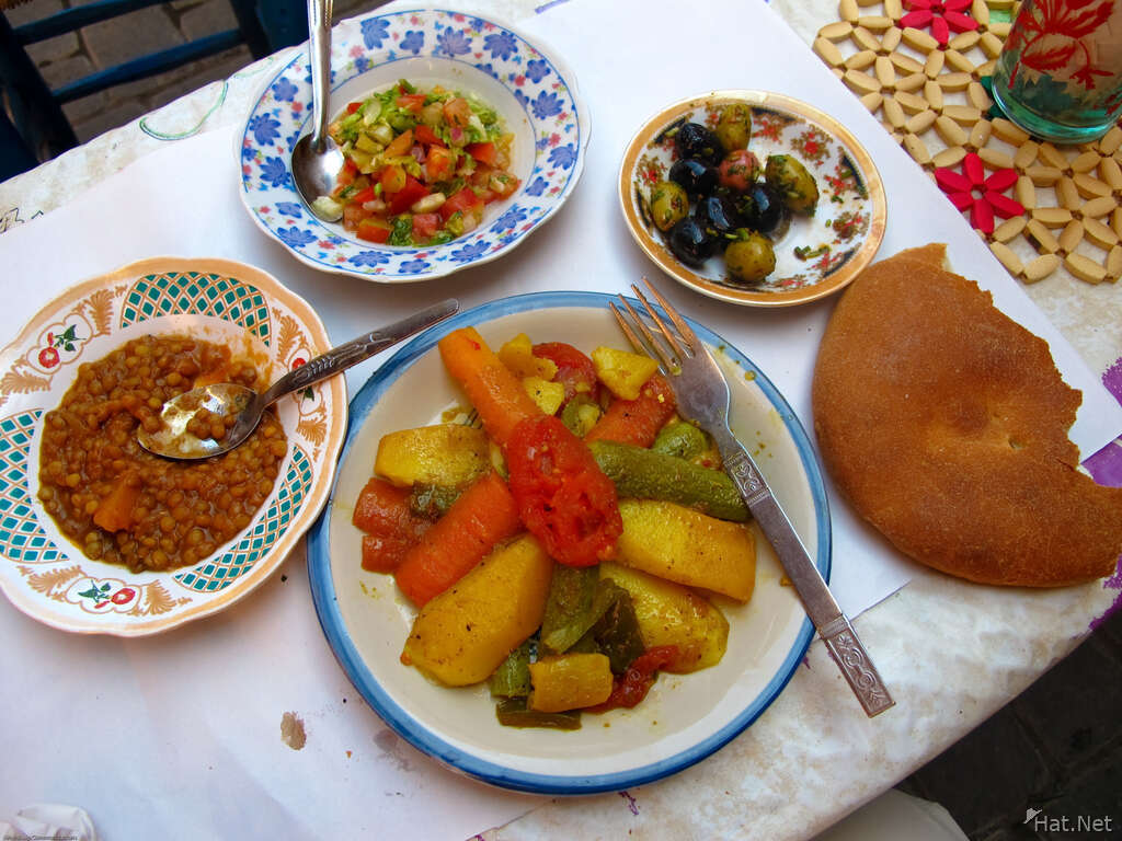 vegetarian tagine near museum of marrakech