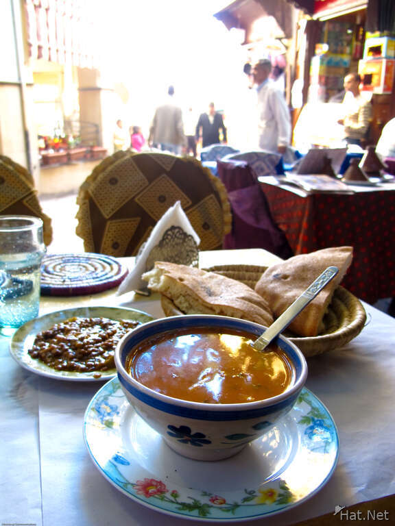 moroccan veggie soup at thami