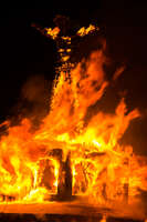 flaming man Black Rock City, Neveda, USA, North America