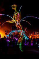 Dance at night Black Rock City, Neveda, USA, North America