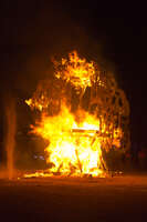 effigy burn Black Rock City, Neveda, USA, North America