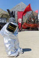Radiation Suit Black Rock City, Neveda, USA, North America